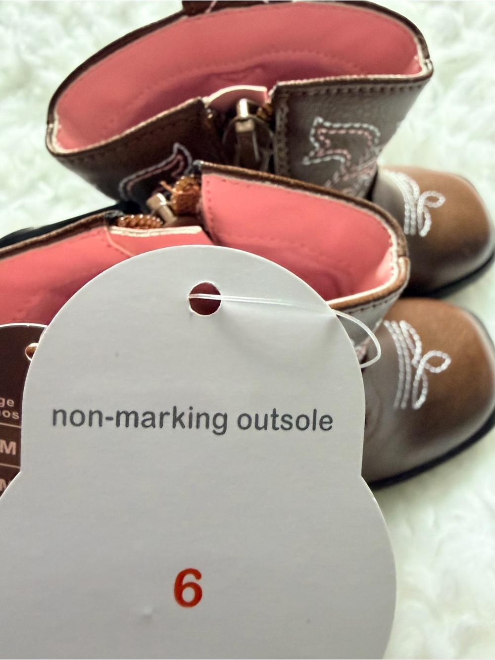 Baby Girls Cowboy Boots | Size 6 - Picture 4 of 4